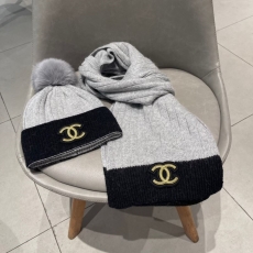 Chanel Caps Scarfs